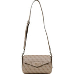 Guess Borsa a Spalla Brenton Logata Beige