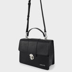 Label Rose Borsa a Mano Jacqueline Big Nero/Silver