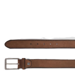 Piquadro Cintura uomo in pelle con fibbia ad ardiglione Marrone