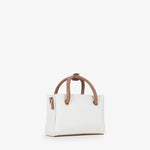 Valentino Borsa a Mano/Tracolla Alexia Bianco/Cuoio