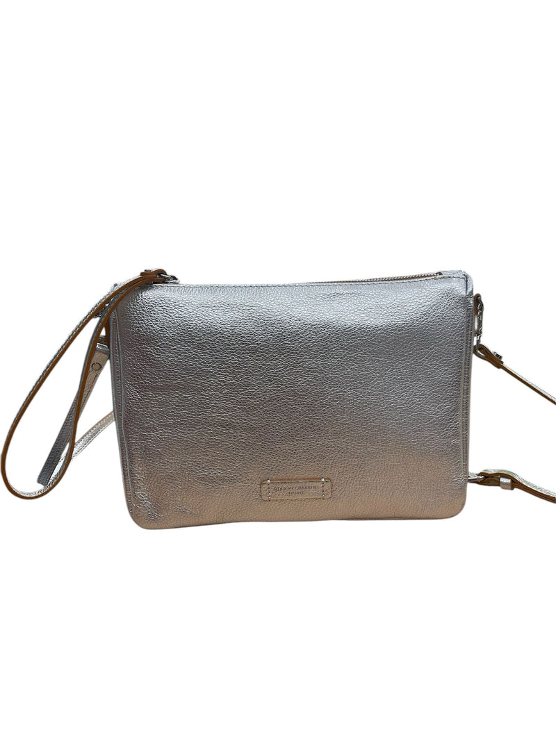 Gianni Chiarini Firenze Borsa a  Mano/Tracolla Argento