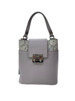 Gattinoni Borsa A Mano Lilla Con Stampe