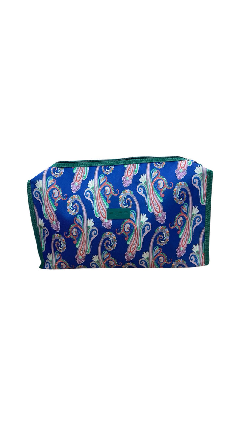 Etro Trousse Trapezio Blu