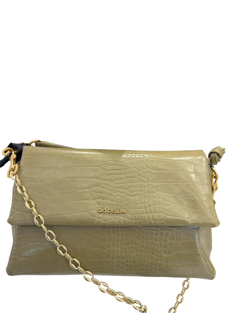 Gio Cellini Borsa A Spalla Verde PP064