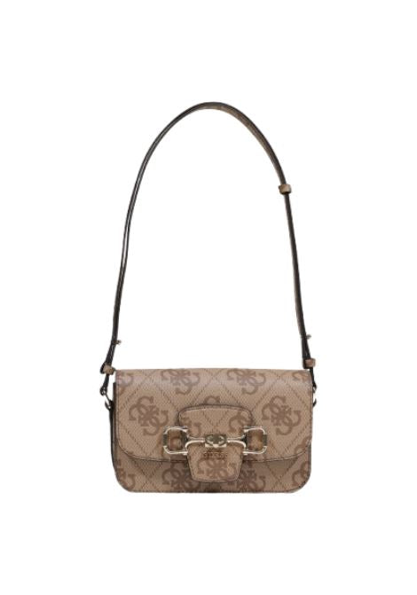 Guess Borsa A Tracolla Logata Beige  OS992421