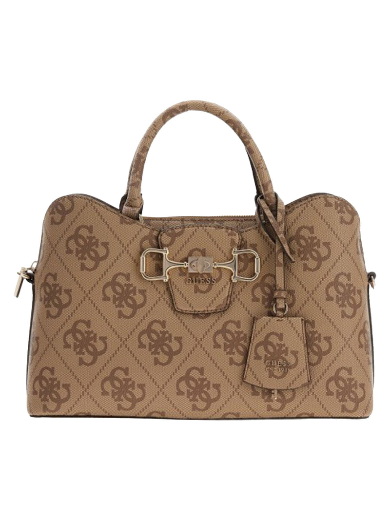 Guess Borsa A Mano Logata Beige  OS697406