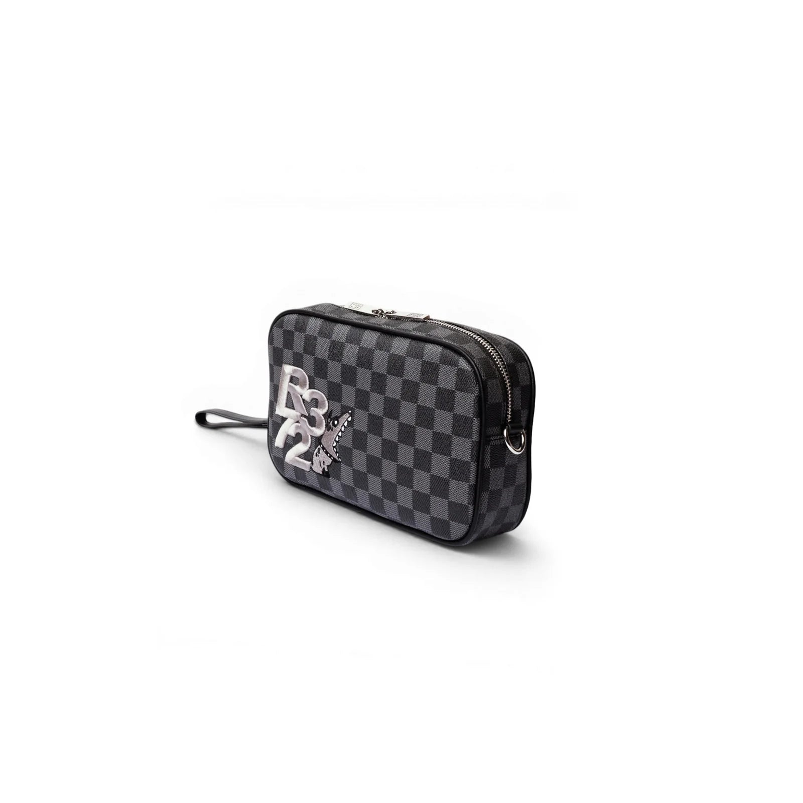 R372 Pochette a mano con tracolla P001 Nero