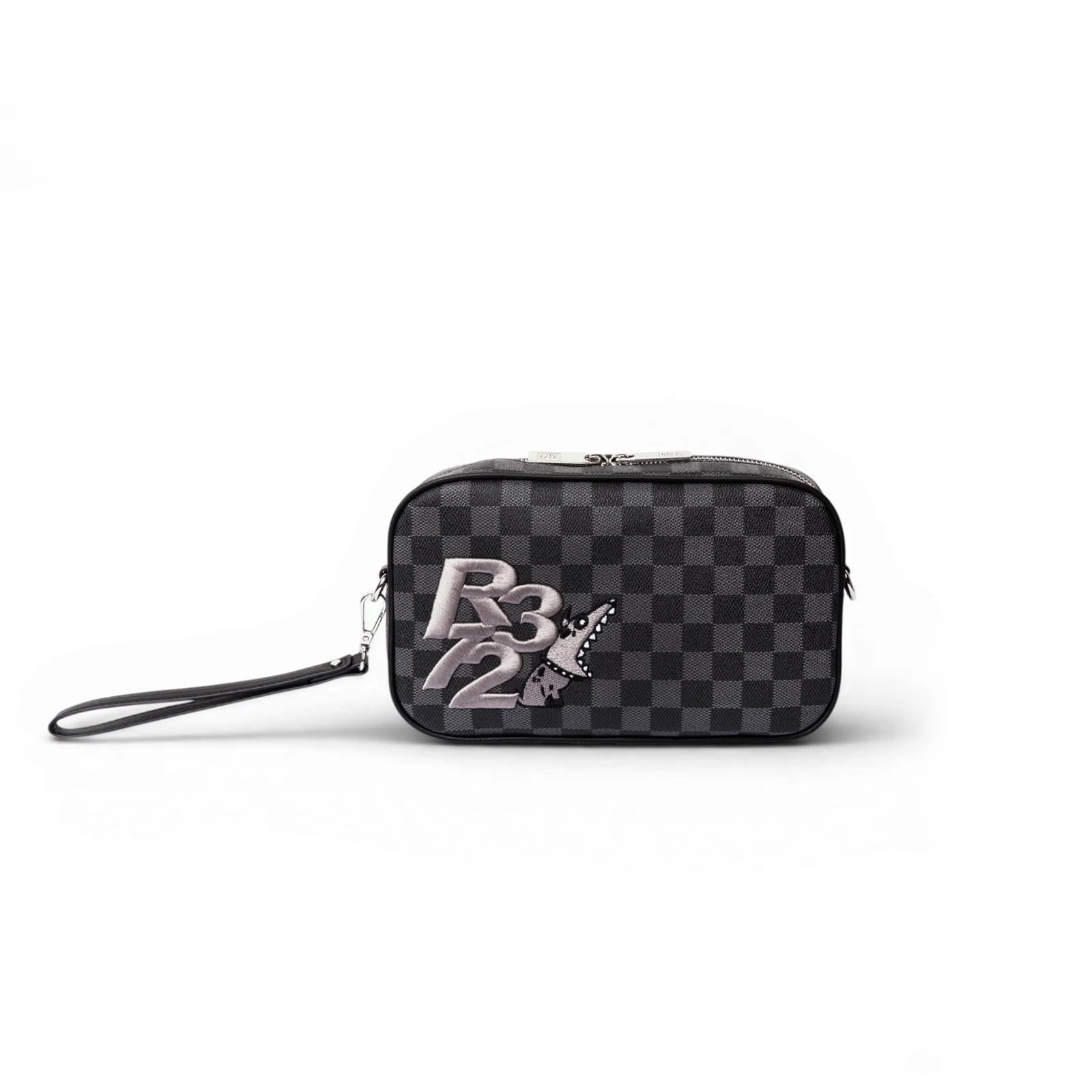 R372 Pochette a mano con tracolla P001 Nero