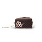 R372 Pochette a mano con tracolla P001 Marrone