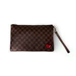R372 Pochette a mano P006 Marrone