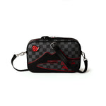 R372 Pochette a mano con tracolla P001 Nera