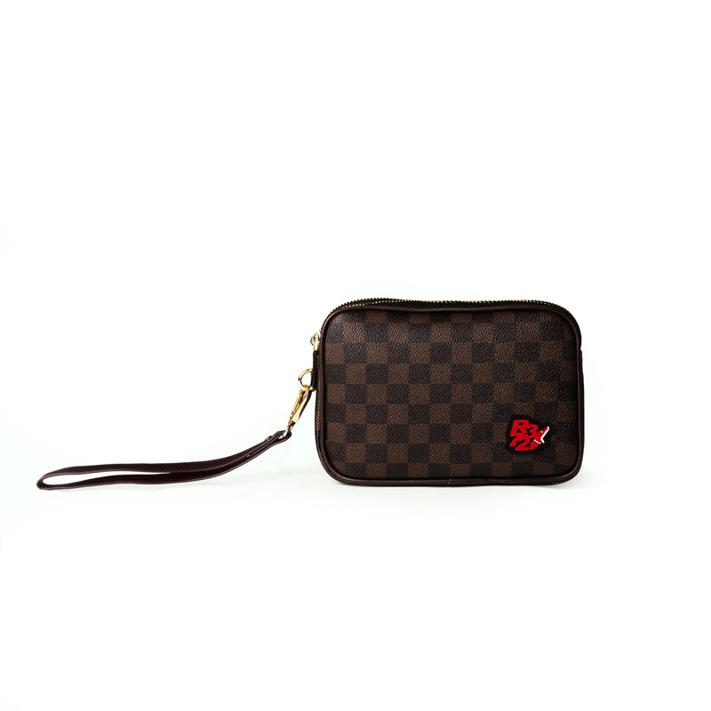 R372 Pochette a mano P004 Marrone