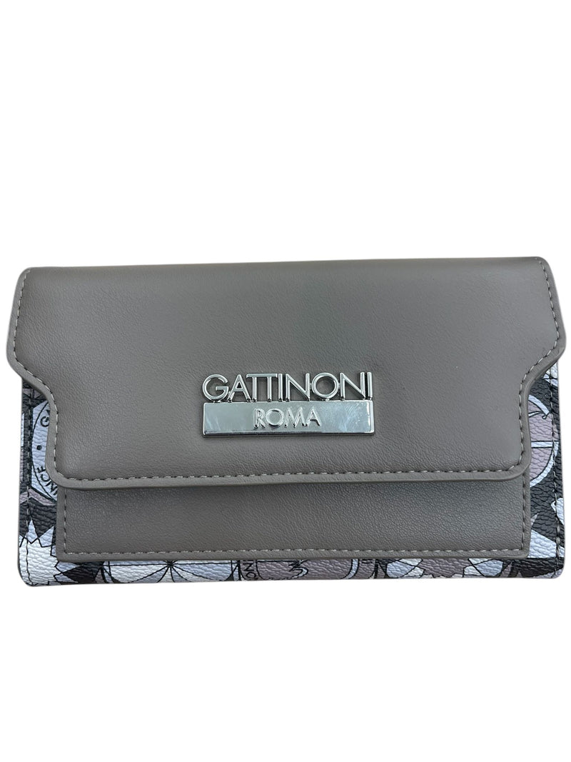 Gattinoni Portafoglio Taupe Logato
