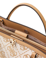 Guess Borsa a Mano/Tracolla Audrey Logo Beige Logo JG975506