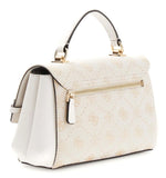 Guess Borsa A Mano Melinda Logo Off White
