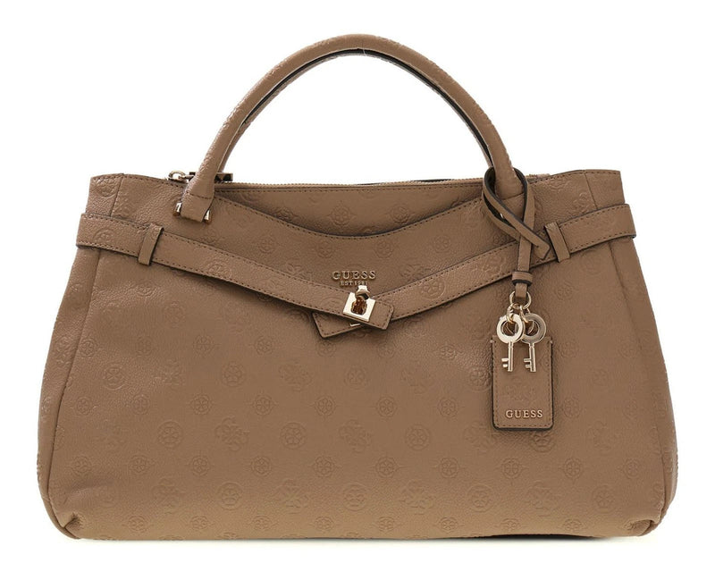 Guess Borsa a Mano/Tracolla Ella Logo Beige Logo PD974606
