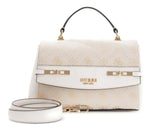 Guess Borsa A Mano Melinda Logo Off White