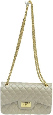 Marc ellis Borsa A Spalla Flat Falcon S Red Taupe /Gold