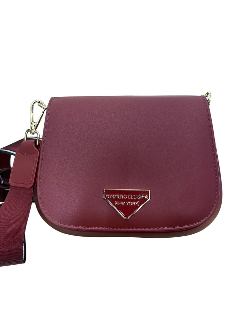 Marc Ellis Borsa a Tracolla Flat Swipe Rubino/Gold