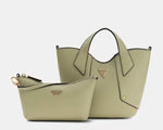 Guess Borsa A Mano Darcy Verde Oliva  BG9914750